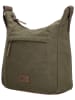 Beagles Schultertasche "Mount Fuji" in Khaki - (B)27 x (H)22 x (T)9 cm
