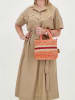 PE FLORENCE Henkeltasche in Orange - (B)27 x (H)21 x (T)9 cm