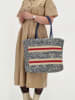 PE FLORENCE Shopper donkerblauw - (B)40 x (H)36 x (D)15 cm