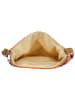 PE FLORENCE Schultertasche "Natural life" in Natur/ Rosa - (B)24 x (H)25 x (T)4,5 cm