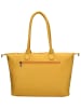 Charm Shopper bag "Buckingham Mono" w kolorze musztardowym - 51 x 33 x 14 cm