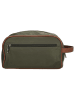 Charm Kosmetiktasche "Buckingham" in Khaki - (B)25 x (H)15 x (T)14 cm