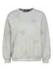 Sublevel Sweatshirt in Grau/ Grün