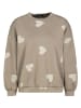 Sublevel Sweatshirt in Braun/ Beige