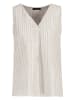 Sublevel Bluse in Beige/ Weiß