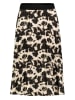 Sublevel Kleid in Beige/ Schwarz