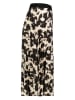 Sublevel Kleid in Beige/ Schwarz