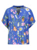 Sublevel Bluse in Blau/ Bunt
