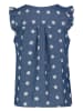 Sublevel Bluse in Blau/ Weiß