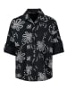 Sublevel Bluse in Schwarz/ Weiß