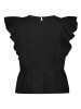 Sublevel Blusentop in Schwarz