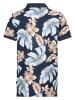 Petrol Industries Poloshirt donkerblauw/beige