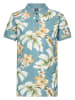 Petrol Industries Poloshirt in Hellblau/ Beige