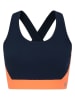 Dare 2b Sportbeha "Swift II" donkerblauw/oranje