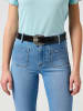 Wrangler Leren riem zwart