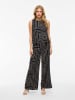 Vila Bluse in Schwarz/ Beige