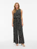 Vila Hose in Schwarz/ Beige