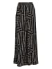 Vila Hose in Schwarz/ Beige