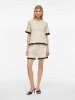 Vila Shirt in Beige/ Schwarz