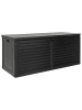 House Nordic Kissenbox "Dubrovnik" in Schwarz - (B)146,5 x (H)64,5 x (T)61 cm