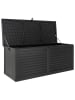 House Nordic Kissenbox "Dubrovnik" in Schwarz - (B)146,5 x (H)64,5 x (T)61 cm