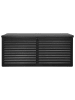 House Nordic Kissenbox "Dubrovnik" in Schwarz - (B)146,5 x (H)64,5 x (T)61 cm