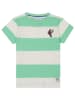 Noppies Shirt "Lutcher" in Weiß/ Mint