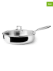 Ibili 2-delige set: roestvrijstalen braadpan met deksel - Ø 24 cm