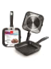 Ibili Grillpfanne "New Induplus" in Schwarz - (B)18 x (H)18 cm