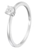 DIAMANTA Witgouden ring "Solitaire Clos" met diamanten