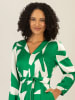 APART Jurk groen/wit