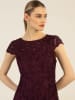 APART Jurk auberginekleurig