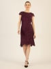 APART Jurk auberginekleurig