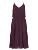 APART Plisseekleid in Aubergine