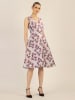 APART Kleid in Grau/ Pflaume