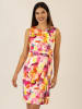APART Kleid in Pink/ Gelb