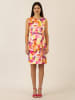 APART Kleid in Pink/ Gelb