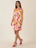 APART Jurk roze/geel