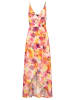 APART Kleid in Pink/ Gelb