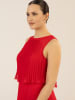 APART Plisseekleid in Rot
