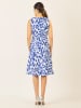 APART Kleid in Blau/ Weiß