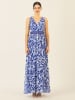 APART Kleid in Blau/ Weiß