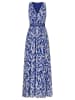 APART Kleid in Blau/ Weiß