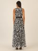APART Kleid in Schwarz/ Weiß