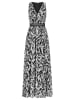 APART Kleid in Schwarz/ Weiß