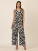 APART Jumpsuit in Schwarz/ Creme