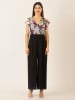 APART Jumpsuit in Schwarz/ Pflaume