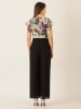 APART Jumpsuit in Schwarz/ Pflaume