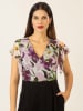 APART Jumpsuit zwart/pruimkleurig
