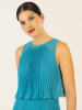 APART Plisseekleid in Blau